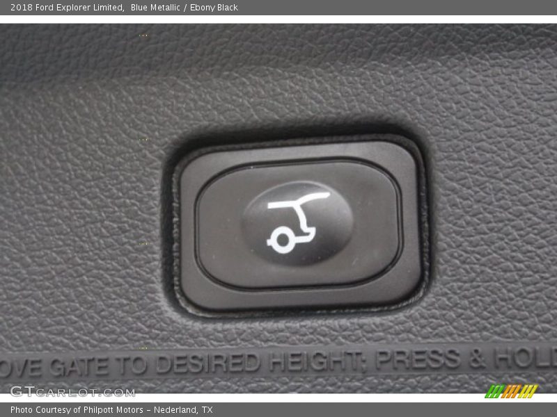 Blue Metallic / Ebony Black 2018 Ford Explorer Limited