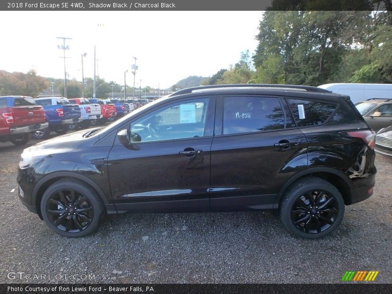 Shadow Black / Charcoal Black 2018 Ford Escape SE 4WD