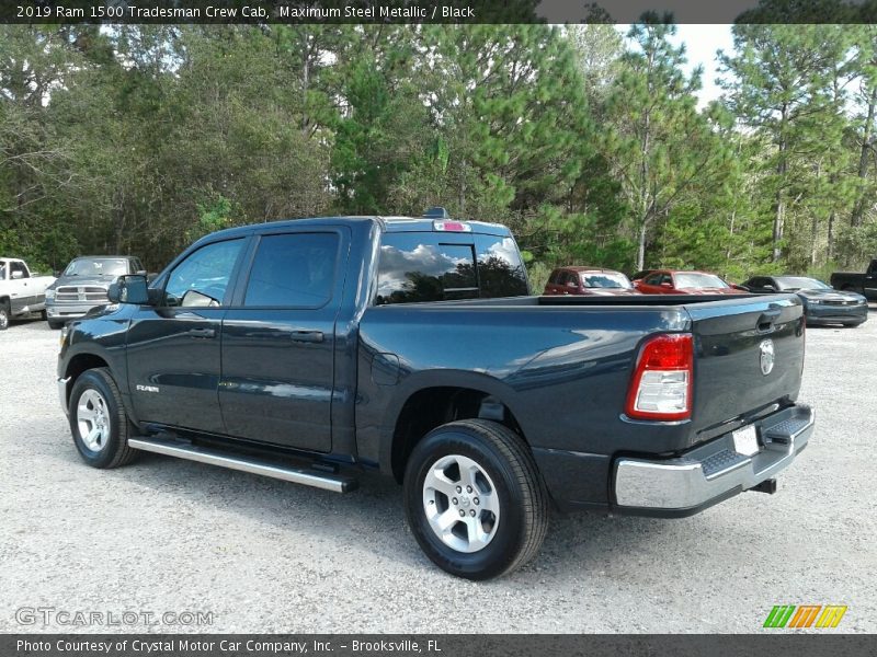Maximum Steel Metallic / Black 2019 Ram 1500 Tradesman Crew Cab