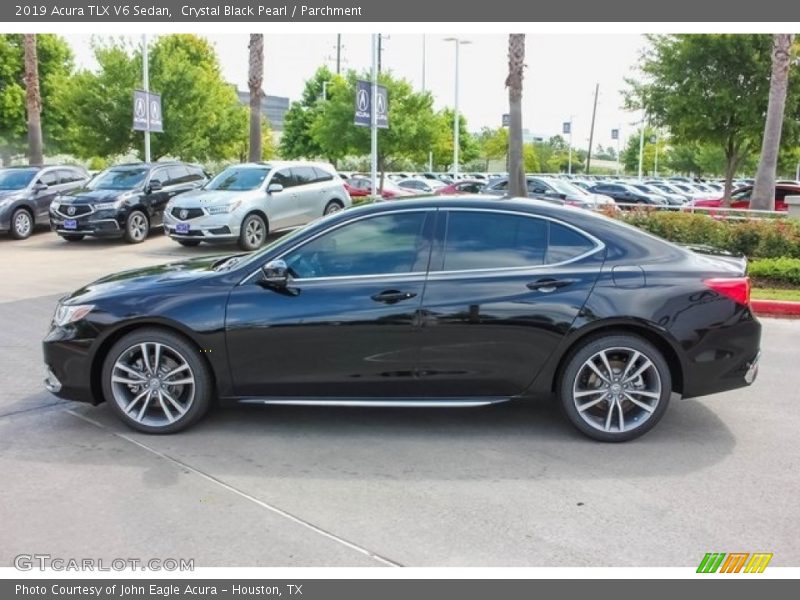 Crystal Black Pearl / Parchment 2019 Acura TLX V6 Sedan