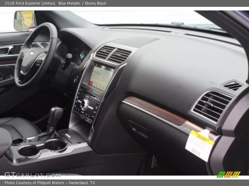 Blue Metallic / Ebony Black 2018 Ford Explorer Limited