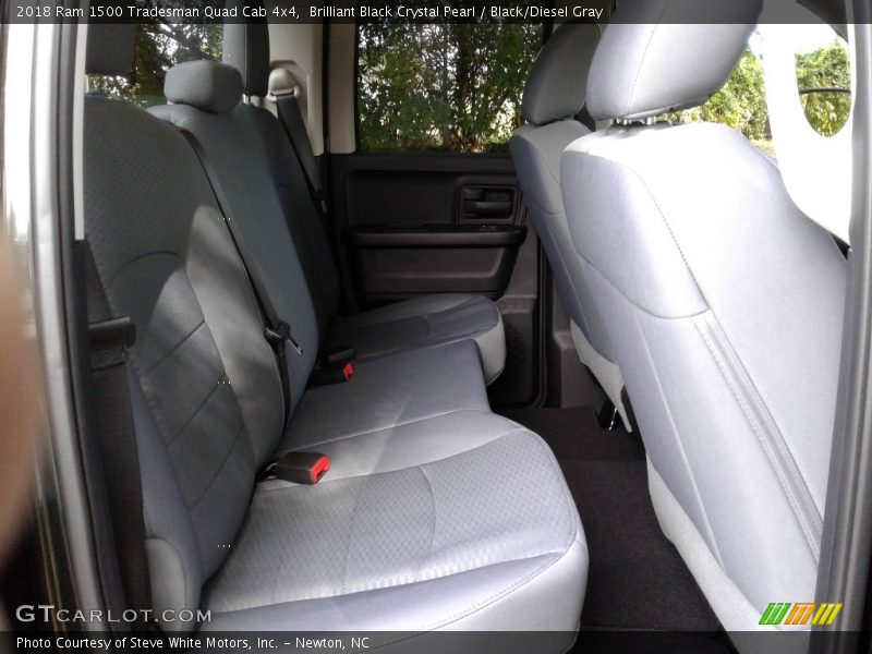 Brilliant Black Crystal Pearl / Black/Diesel Gray 2018 Ram 1500 Tradesman Quad Cab 4x4