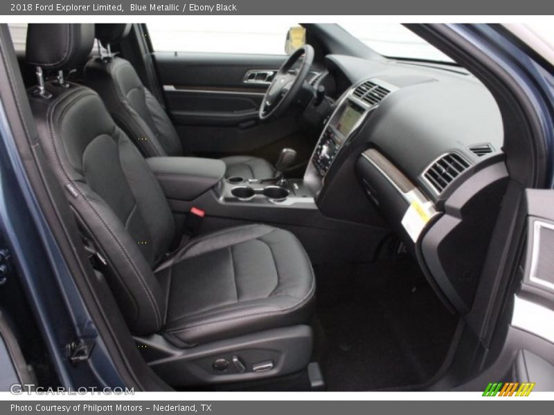 Blue Metallic / Ebony Black 2018 Ford Explorer Limited