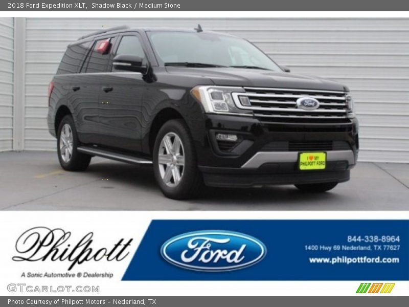 Shadow Black / Medium Stone 2018 Ford Expedition XLT