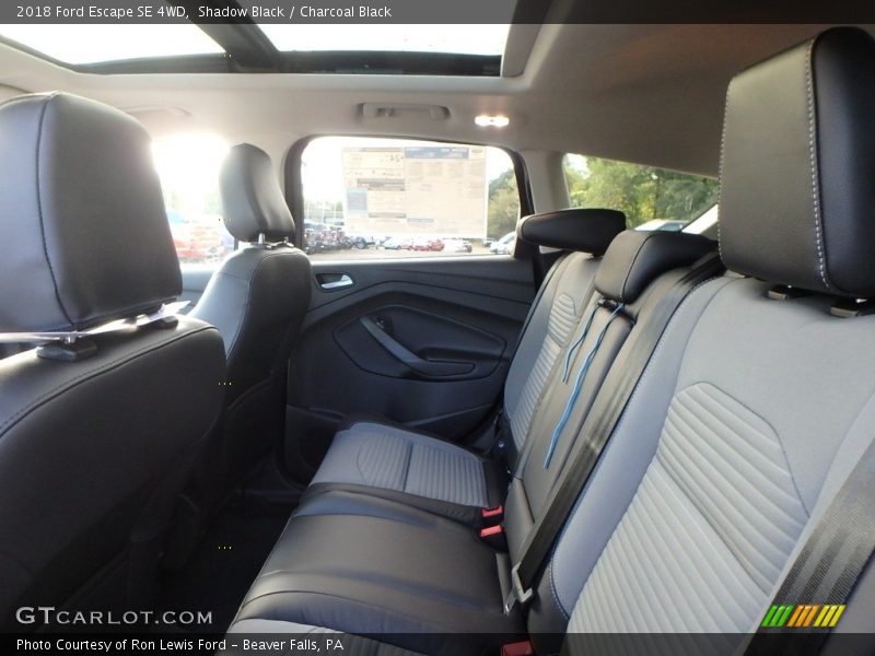 Rear Seat of 2018 Escape SE 4WD