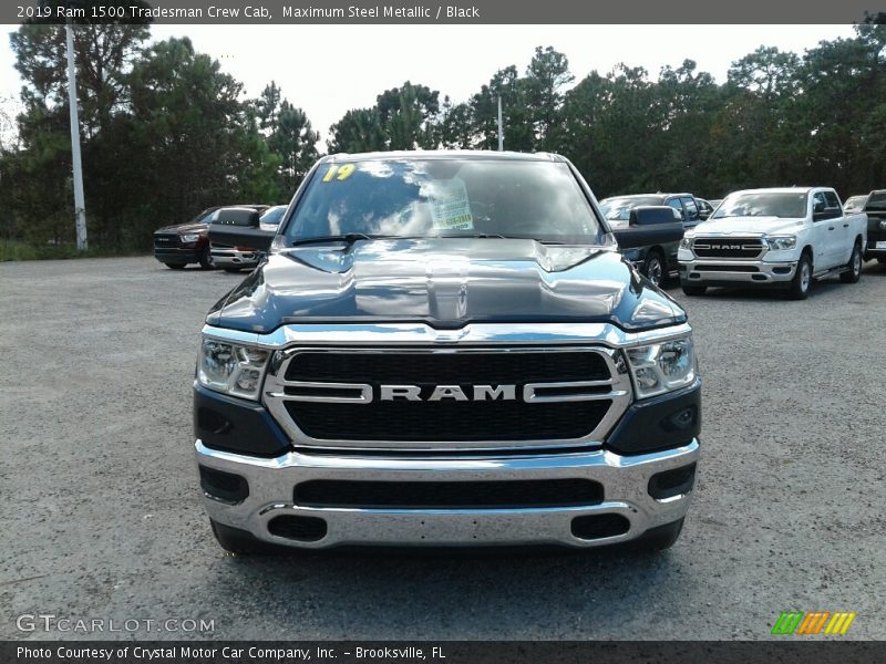 Maximum Steel Metallic / Black 2019 Ram 1500 Tradesman Crew Cab