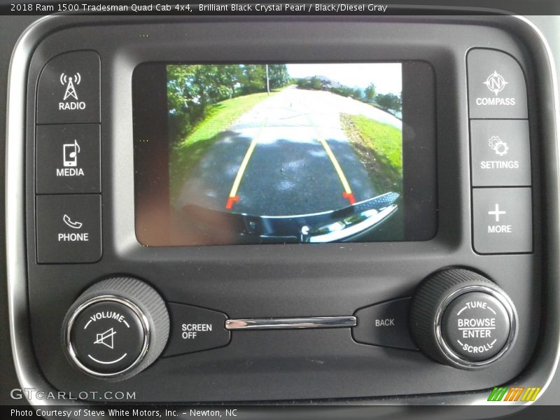 Brilliant Black Crystal Pearl / Black/Diesel Gray 2018 Ram 1500 Tradesman Quad Cab 4x4