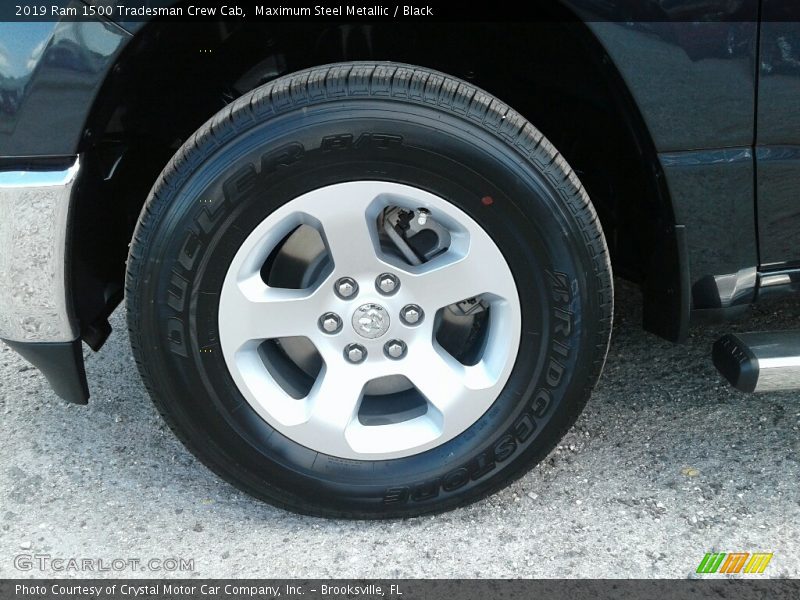 Maximum Steel Metallic / Black 2019 Ram 1500 Tradesman Crew Cab