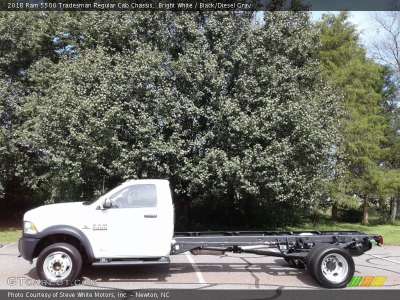 Bright White / Black/Diesel Gray 2018 Ram 5500 Tradesman Regular Cab Chassis