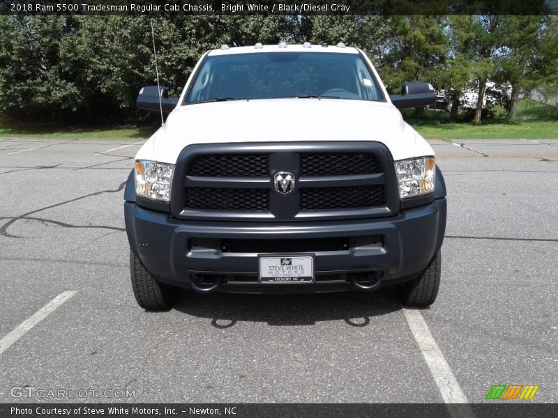 Bright White / Black/Diesel Gray 2018 Ram 5500 Tradesman Regular Cab Chassis