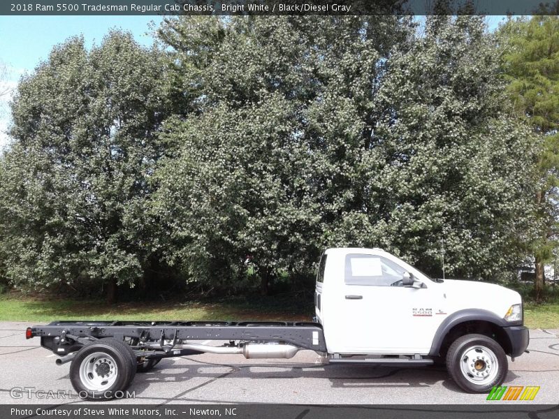 Bright White / Black/Diesel Gray 2018 Ram 5500 Tradesman Regular Cab Chassis