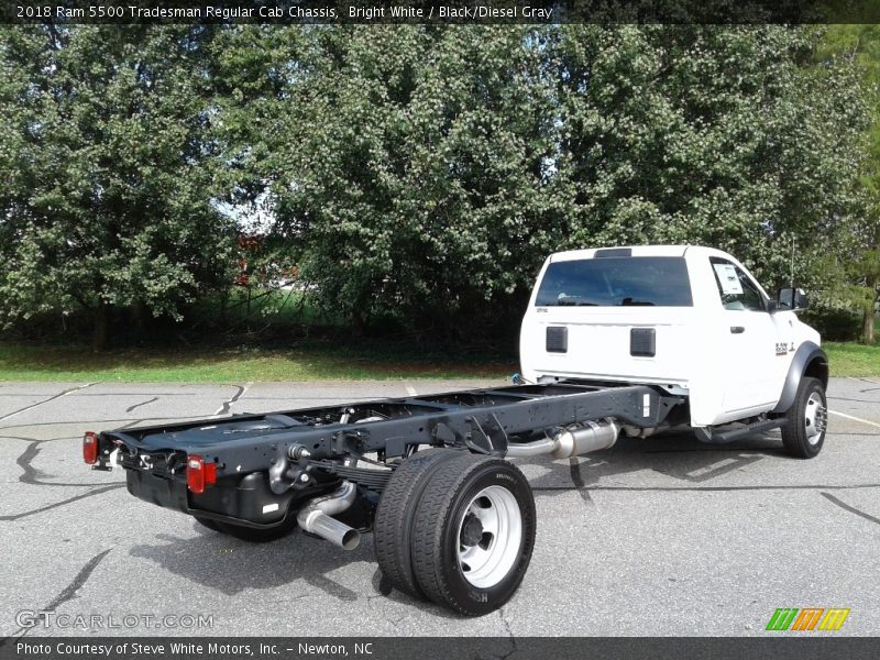 Bright White / Black/Diesel Gray 2018 Ram 5500 Tradesman Regular Cab Chassis