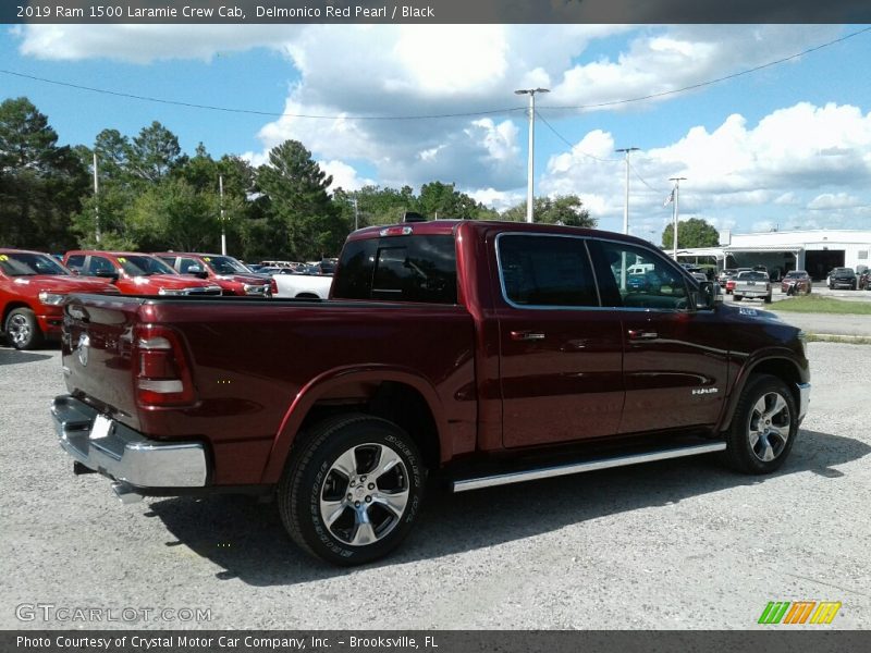 Delmonico Red Pearl / Black 2019 Ram 1500 Laramie Crew Cab