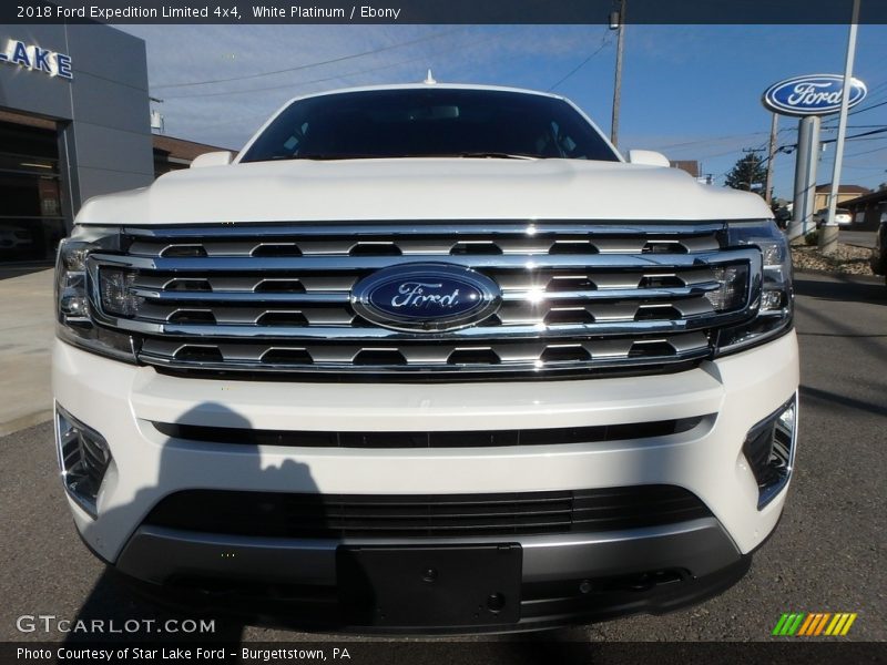 White Platinum / Ebony 2018 Ford Expedition Limited 4x4