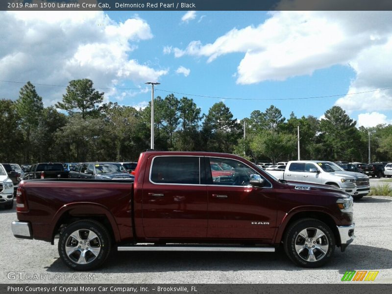 Delmonico Red Pearl / Black 2019 Ram 1500 Laramie Crew Cab
