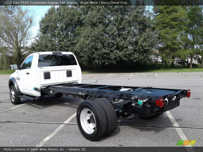 Bright White / Black/Diesel Gray 2018 Ram 5500 Tradesman Regular Cab Chassis