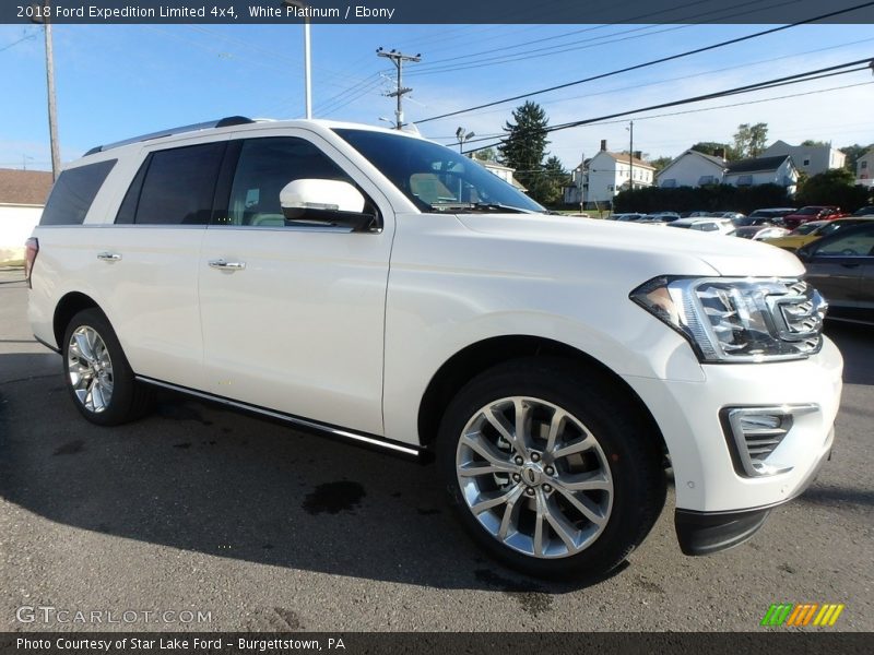 White Platinum / Ebony 2018 Ford Expedition Limited 4x4