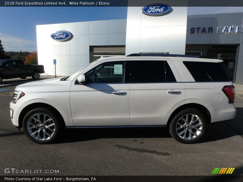 White Platinum / Ebony 2018 Ford Expedition Limited 4x4