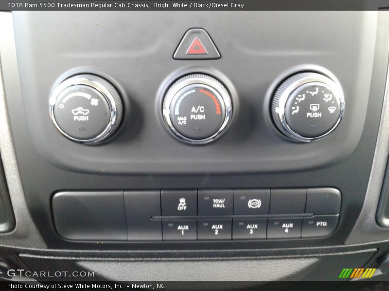 Bright White / Black/Diesel Gray 2018 Ram 5500 Tradesman Regular Cab Chassis