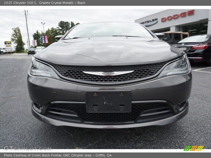 Granite Crystal Metallic / Black 2015 Chrysler 200 S