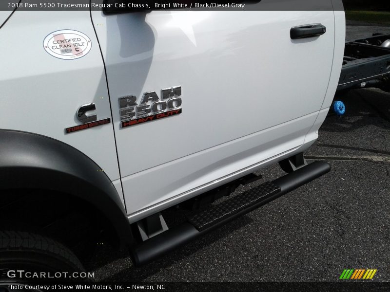 Bright White / Black/Diesel Gray 2018 Ram 5500 Tradesman Regular Cab Chassis