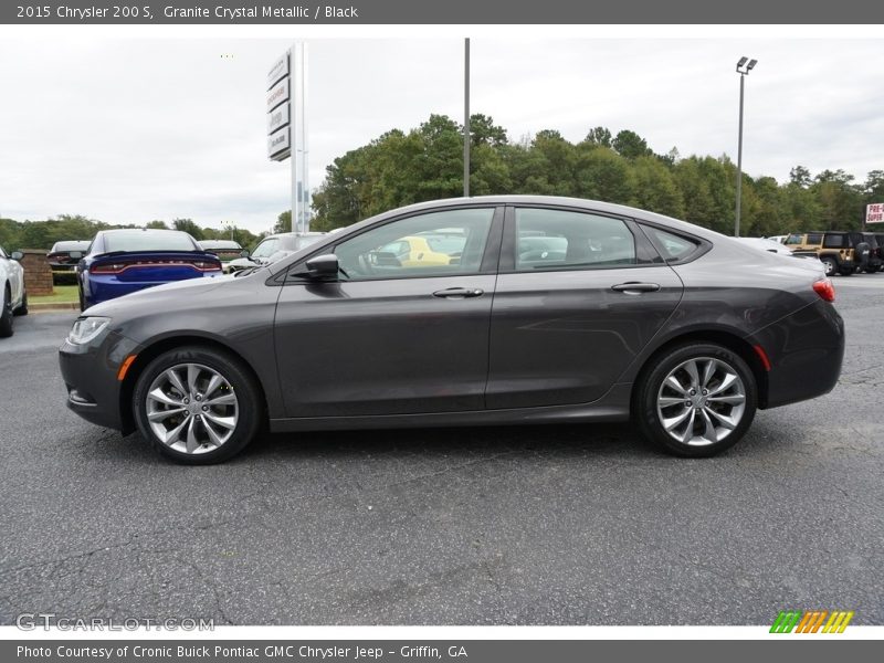 Granite Crystal Metallic / Black 2015 Chrysler 200 S