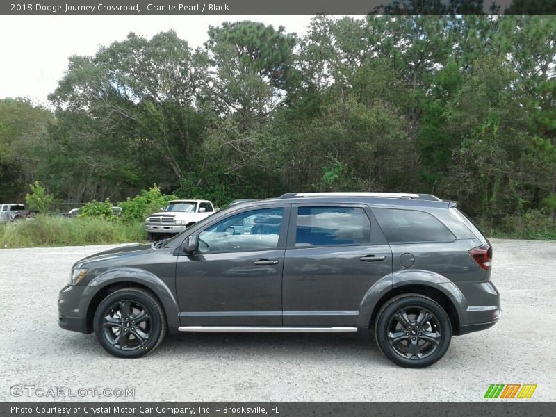 Granite Pearl / Black 2018 Dodge Journey Crossroad