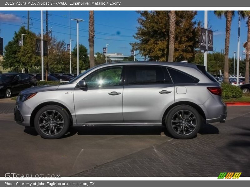 Lunar Silver Metallic / Ebony 2019 Acura MDX A Spec SH-AWD