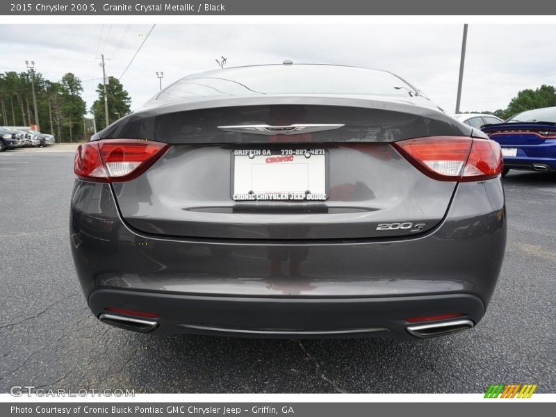 Granite Crystal Metallic / Black 2015 Chrysler 200 S