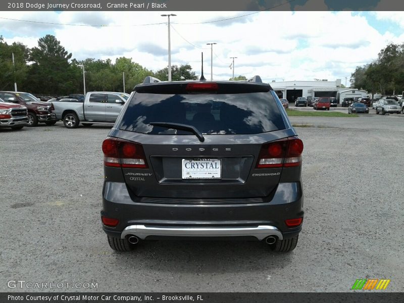 Granite Pearl / Black 2018 Dodge Journey Crossroad