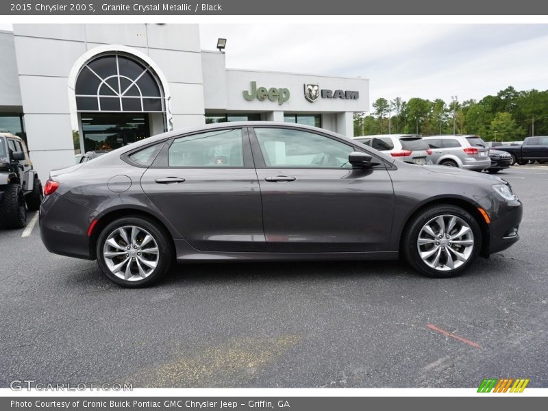 Granite Crystal Metallic / Black 2015 Chrysler 200 S