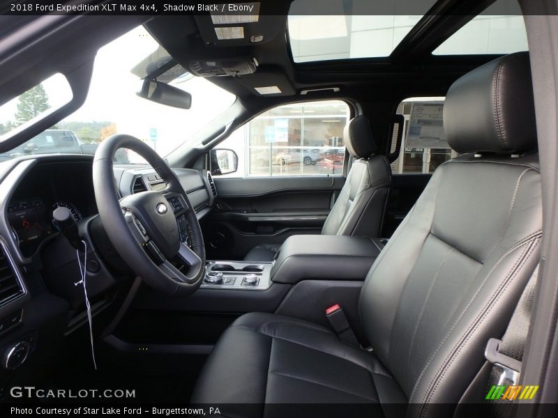 Front Seat of 2018 Expedition XLT Max 4x4