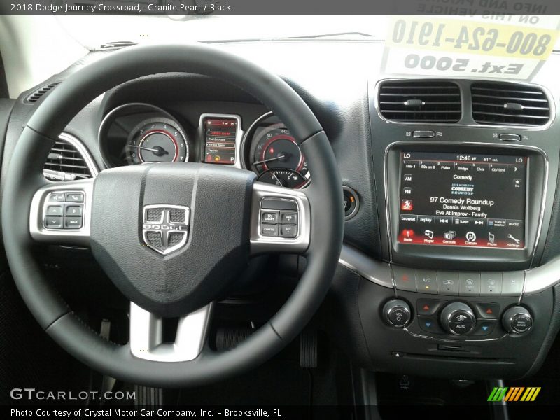 Granite Pearl / Black 2018 Dodge Journey Crossroad