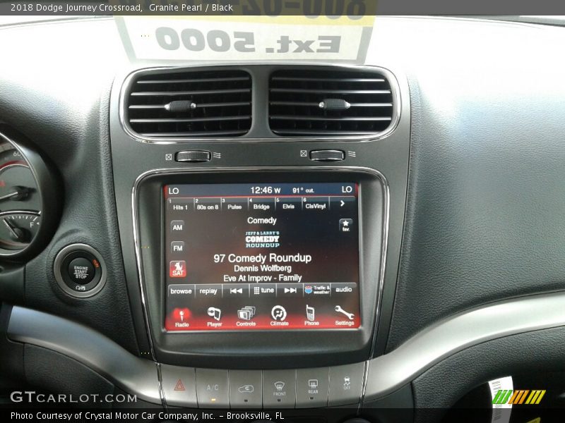 Granite Pearl / Black 2018 Dodge Journey Crossroad