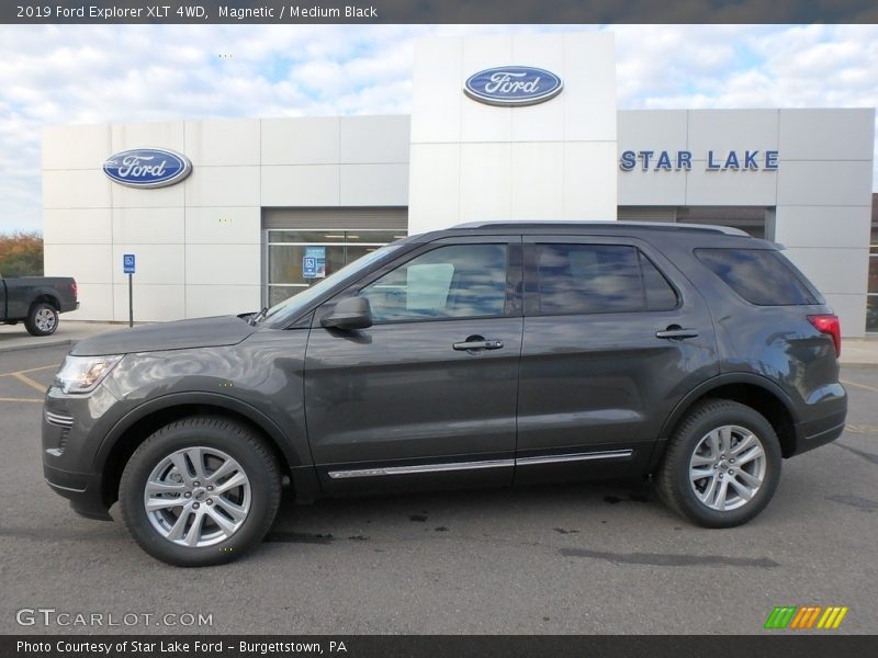 Magnetic / Medium Black 2019 Ford Explorer XLT 4WD