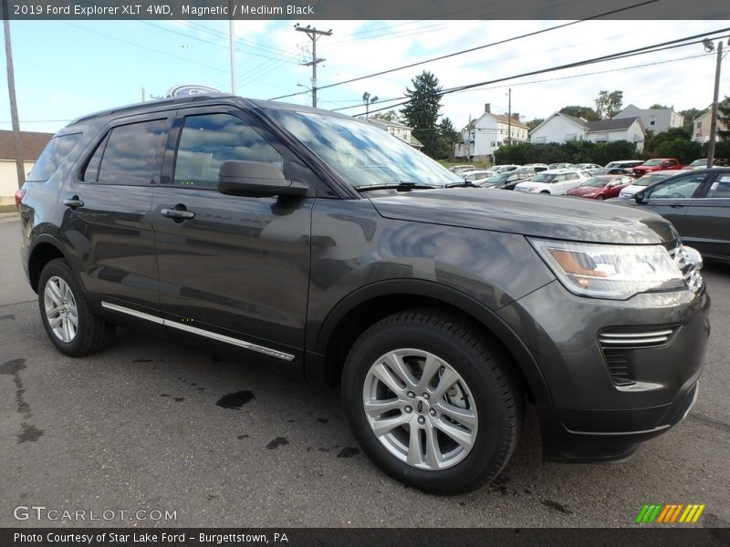 Magnetic / Medium Black 2019 Ford Explorer XLT 4WD