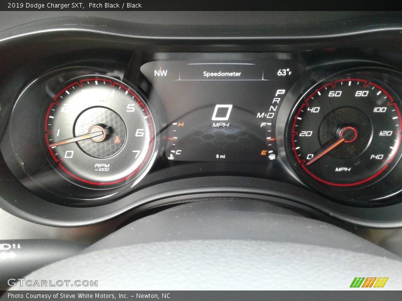 Pitch Black / Black 2019 Dodge Charger SXT