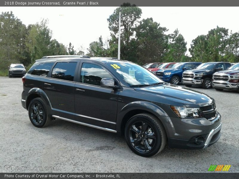 Granite Pearl / Black 2018 Dodge Journey Crossroad