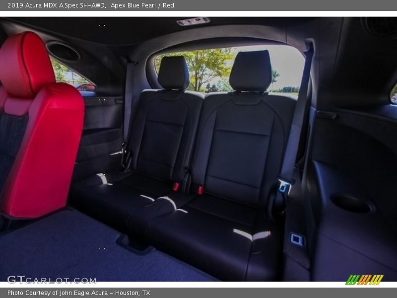 Apex Blue Pearl / Red 2019 Acura MDX A Spec SH-AWD
