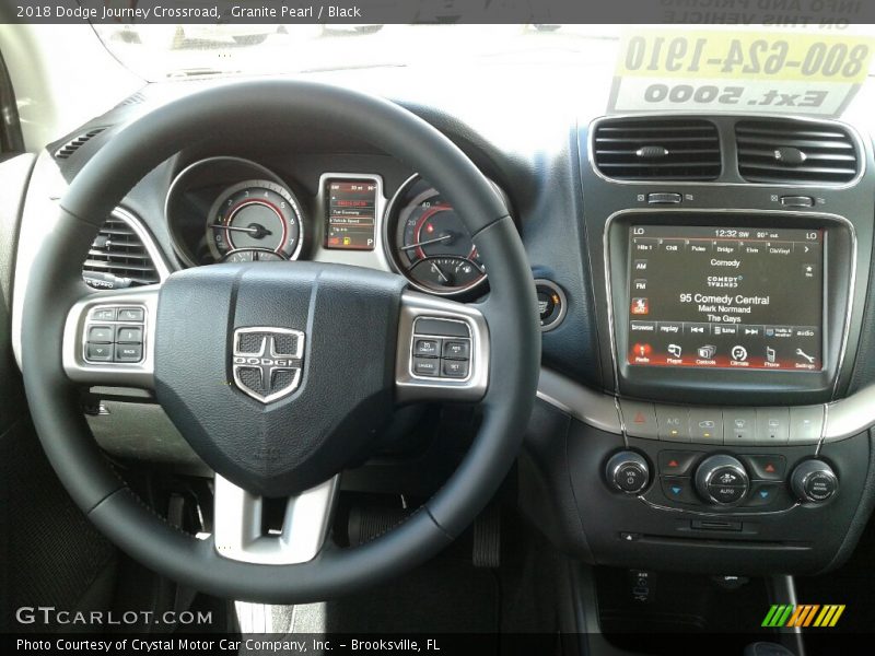 Granite Pearl / Black 2018 Dodge Journey Crossroad