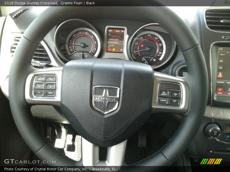 Granite Pearl / Black 2018 Dodge Journey Crossroad