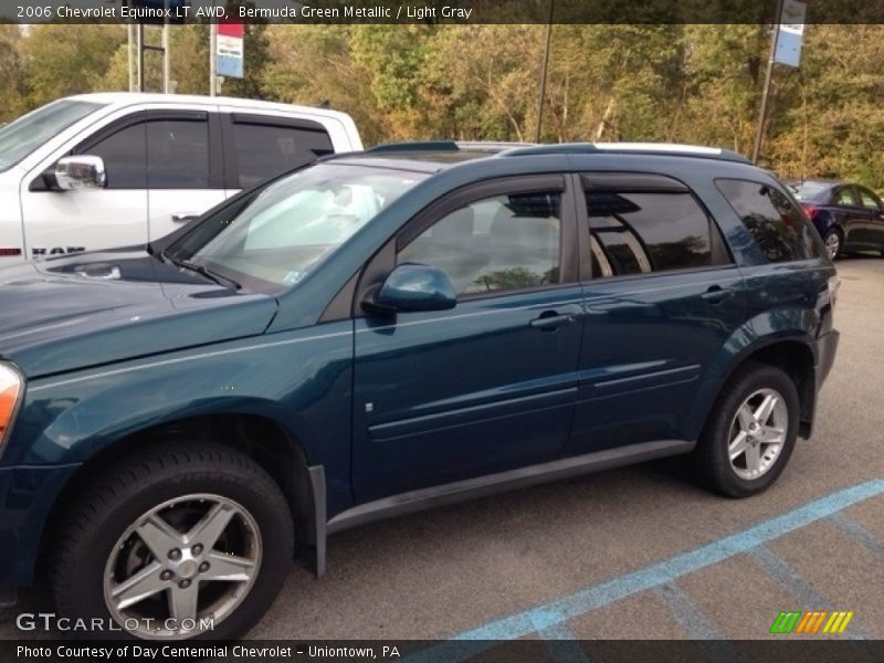 Bermuda Green Metallic / Light Gray 2006 Chevrolet Equinox LT AWD