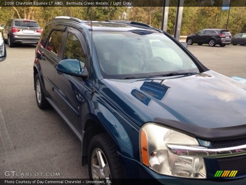 Bermuda Green Metallic / Light Gray 2006 Chevrolet Equinox LT AWD