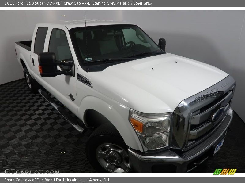 Sterling Grey Metallic / Steel Gray 2011 Ford F250 Super Duty XLT Crew Cab 4x4