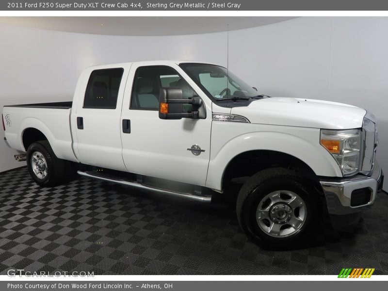 Sterling Grey Metallic / Steel Gray 2011 Ford F250 Super Duty XLT Crew Cab 4x4