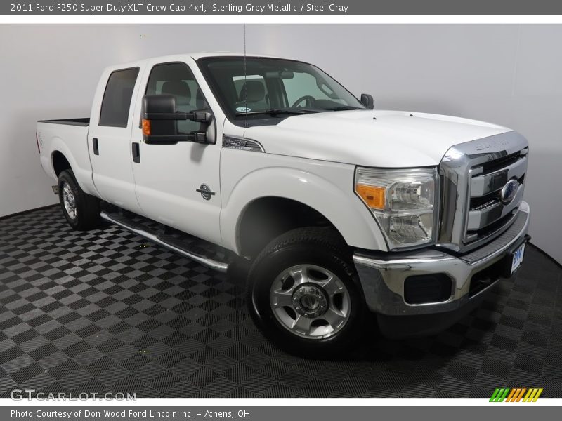 Sterling Grey Metallic / Steel Gray 2011 Ford F250 Super Duty XLT Crew Cab 4x4
