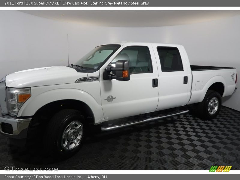 Sterling Grey Metallic / Steel Gray 2011 Ford F250 Super Duty XLT Crew Cab 4x4
