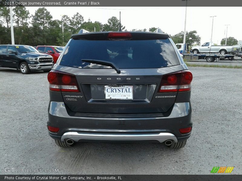 Granite Pearl / Black 2018 Dodge Journey Crossroad