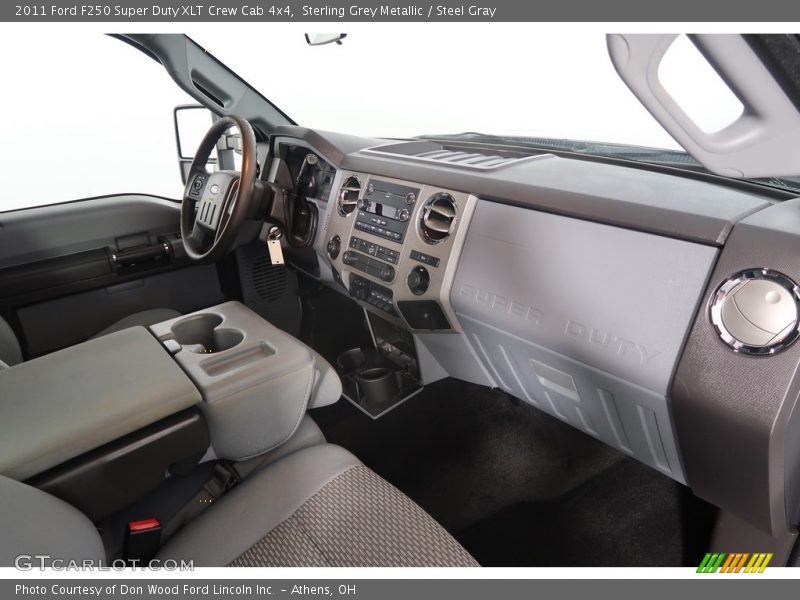 Sterling Grey Metallic / Steel Gray 2011 Ford F250 Super Duty XLT Crew Cab 4x4