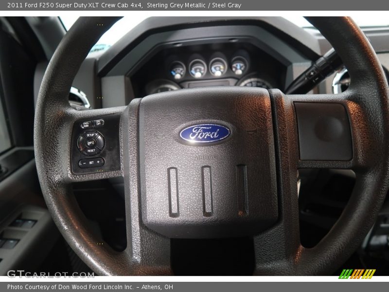 Sterling Grey Metallic / Steel Gray 2011 Ford F250 Super Duty XLT Crew Cab 4x4